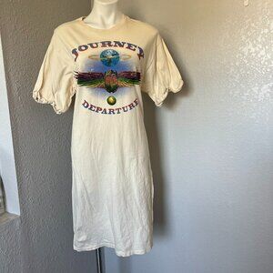 Graphic Band Journey Shirt Dress